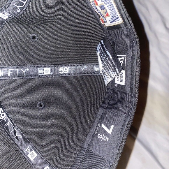 New Era Exclusive Florida Marlins Collection Fitted Hat Size 7 5/8 Capanova pin - Picture 4 of 8